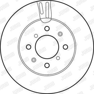 Jurid 562754JC-1 - Bremžu diski www.autospares.lv