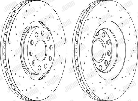 Jurid 562750JC-1 - Bremžu diski autospares.lv