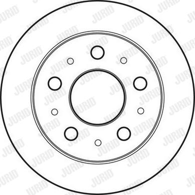 Jurid 562757JC - Brake Disc www.autospares.lv