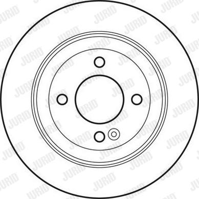 Jurid 562764JC - Bremžu diski www.autospares.lv