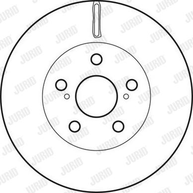 Jurid 562766JC-1 - Bremžu diski www.autospares.lv