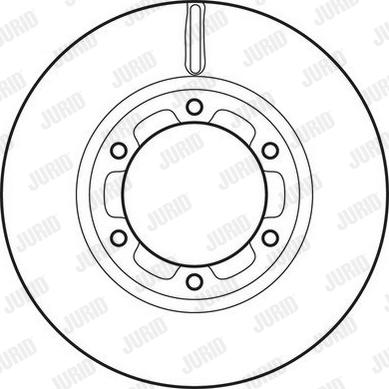 Jurid 562763JC - Bremžu diski www.autospares.lv