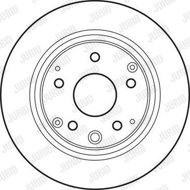 Jurid 562710JC - Bremžu diski www.autospares.lv