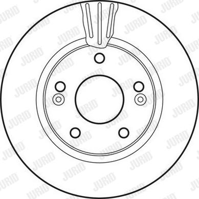 Jurid 562789J-1 - Bremžu diski www.autospares.lv