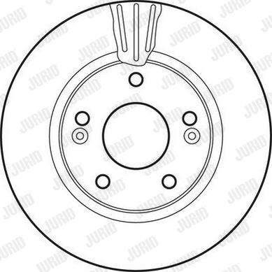 Jurid 562789JC - Bremžu diski www.autospares.lv