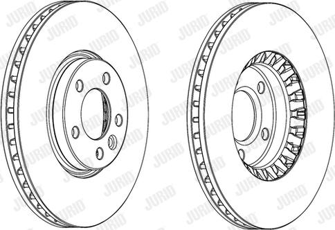 Jurid 562739JC-1 - Bremžu diski www.autospares.lv