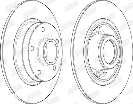 Jurid 562731JC-1 - Bremžu diski www.autospares.lv