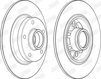 Jurid 562732J - Bremžu diski autospares.lv