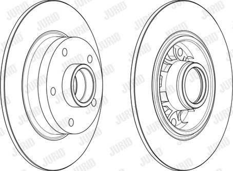 Jurid 562732JC-1 - Bremžu diski www.autospares.lv