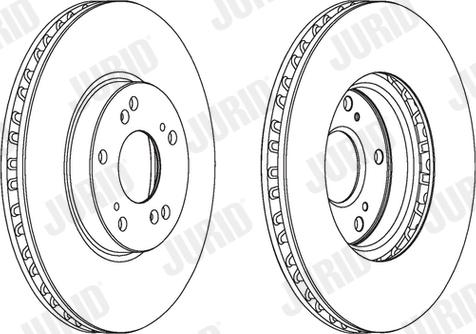 Jurid 562725JC-1 - Bremžu diski www.autospares.lv