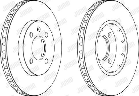 Jurid 562727JC - Bremžu diski www.autospares.lv