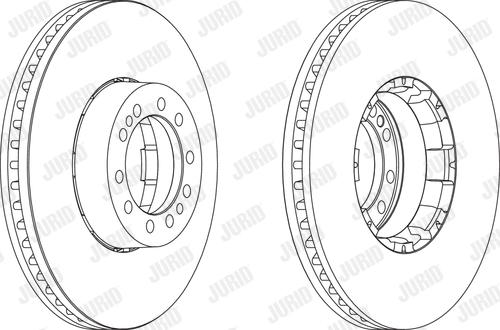 Jurid 567953J - Bremžu diski www.autospares.lv