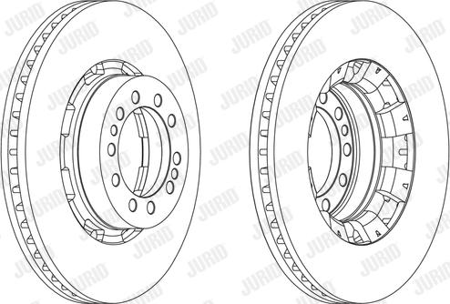 Jurid 567952J - Brake Disc www.autospares.lv