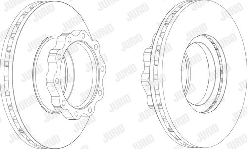 Jurid 567400J - Bremžu diski www.autospares.lv