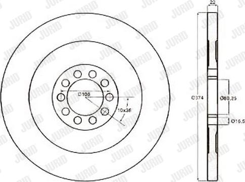 HELLA 8DD 355 117 531 - Bremžu diski www.autospares.lv