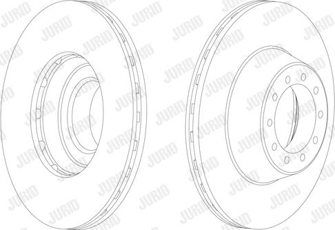 Jurid 567115J - Bremžu diski www.autospares.lv