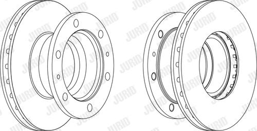 Jurid 567127J - Bremžu diski www.autospares.lv