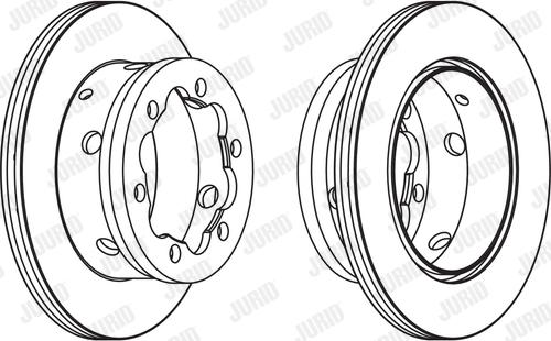 Jurid 567810J-1 - Bremžu diski www.autospares.lv