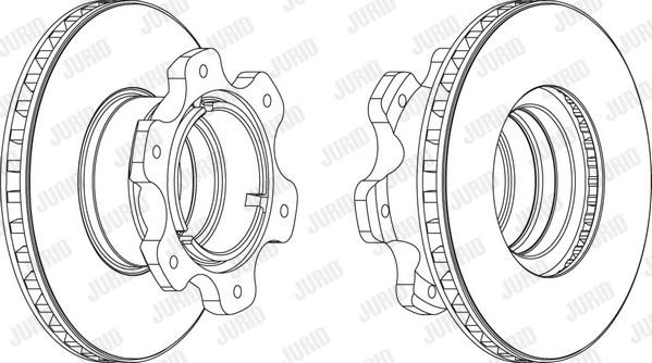 Jurid 567769J - Bremžu diski www.autospares.lv