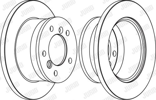 Jurid 567761J - Bremžu diski www.autospares.lv