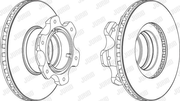 Jurid 567763J - Bremžu diski www.autospares.lv