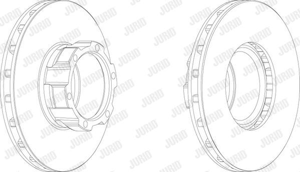 Jurid 567770J - Bremžu diski www.autospares.lv