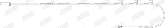 Jurid 581491 - Indikators, Bremžu uzliku nodilums www.autospares.lv