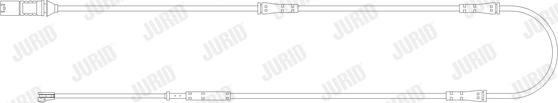 Jurid 581488 - Indikators, Bremžu uzliku nodilums www.autospares.lv