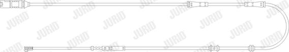 Jurid 581483 - Indikators, Bremžu uzliku nodilums www.autospares.lv