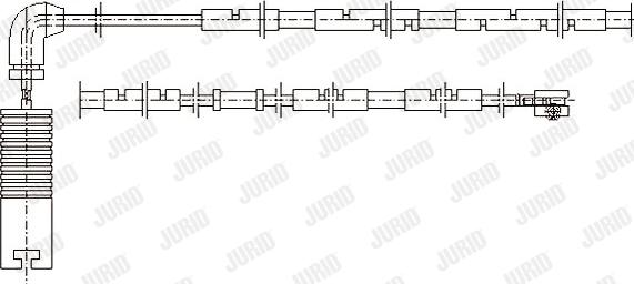 Jurid 581387 - Indikators, Bremžu uzliku nodilums www.autospares.lv