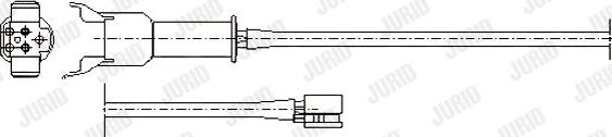 Jurid 581328 - Indikators, Bremžu uzliku nodilums www.autospares.lv