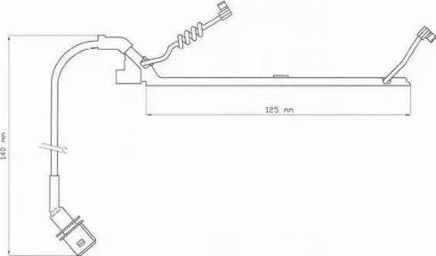 Jurid 587040 - Indikators, Bremžu uzliku nodilums www.autospares.lv