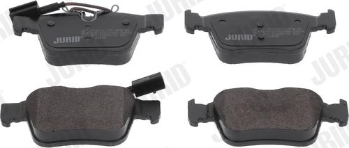 Jurid 574013J - Bremžu uzliku kompl., Disku bremzes www.autospares.lv