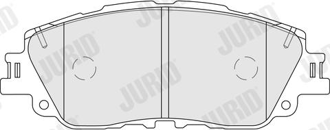 Jurid 574083J - Bremžu uzliku kompl., Disku bremzes www.autospares.lv