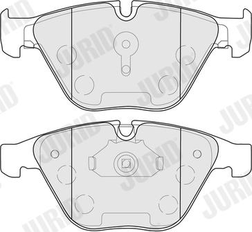 Jurid 574087J - Bremžu uzliku kompl., Disku bremzes www.autospares.lv