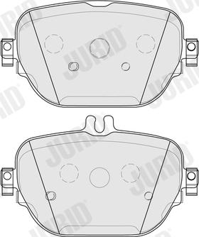 Jurid 574034J - Bremžu uzliku kompl., Disku bremzes www.autospares.lv