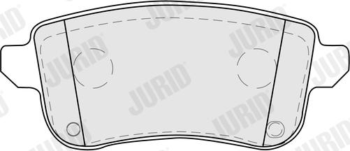 Jurid 574146J - Bremžu uzliku kompl., Disku bremzes www.autospares.lv