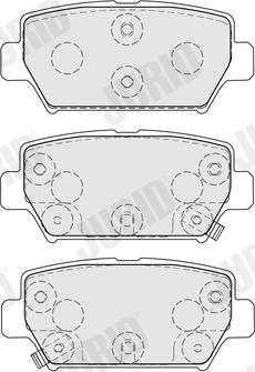 Jurid 574148J - Bremžu uzliku kompl., Disku bremzes www.autospares.lv