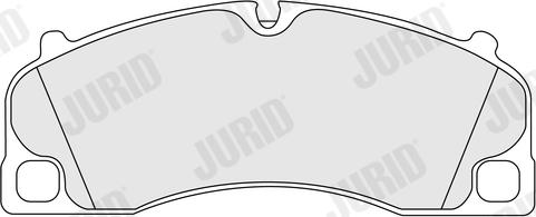 Jurid 574179J - Bremžu uzliku kompl., Disku bremzes www.autospares.lv