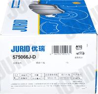 Jurid 575066J-D - Bremžu uzliku kompl., Disku bremzes www.autospares.lv