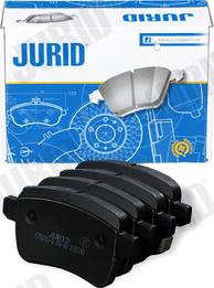 Jurid 575078J-D - Bremžu uzliku kompl., Disku bremzes www.autospares.lv