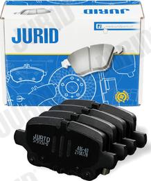 Jurid 575135J-D - Bremžu uzliku kompl., Disku bremzes www.autospares.lv