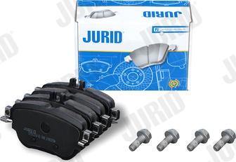 Jurid 575127J-D - Bremžu uzliku kompl., Disku bremzes www.autospares.lv