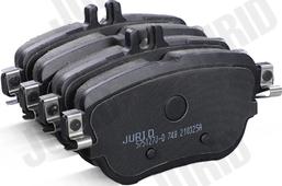 Jurid 575127J-D - Bremžu uzliku kompl., Disku bremzes www.autospares.lv