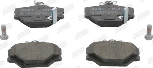 Jurid 571995JC - Тормозные колодки, дисковые, комплект www.autospares.lv