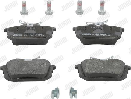 Jurid 571941J - Brake Pad Set, disc brake www.autospares.lv