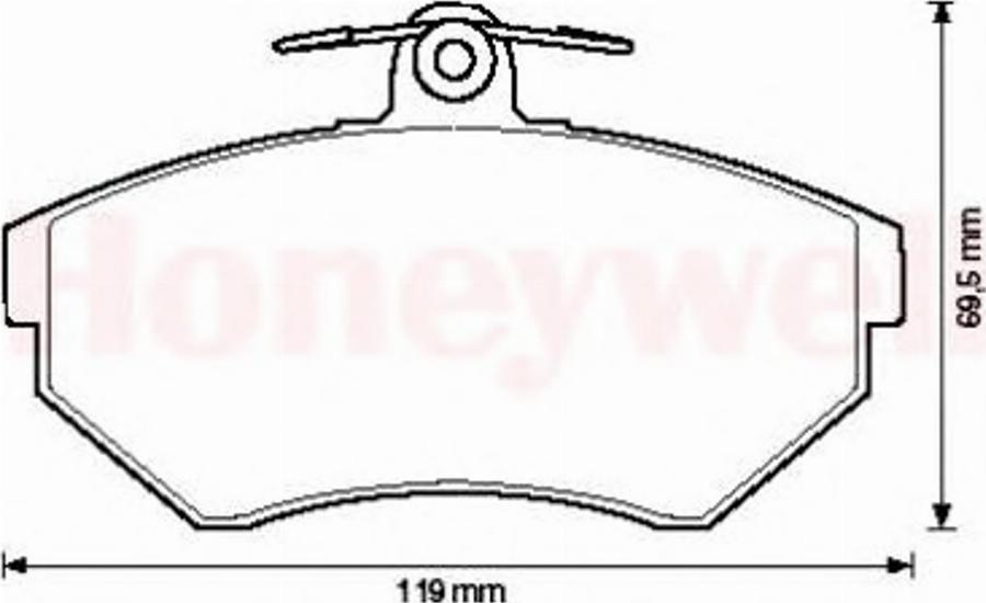 Jurid 571955JAS - Bremžu uzliku kompl., Disku bremzes www.autospares.lv