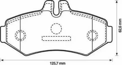 Remsa 733 00 - Bremžu uzliku kompl., Disku bremzes autospares.lv