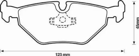 Jurid 571960J-AS - Bremžu uzliku kompl., Disku bremzes www.autospares.lv