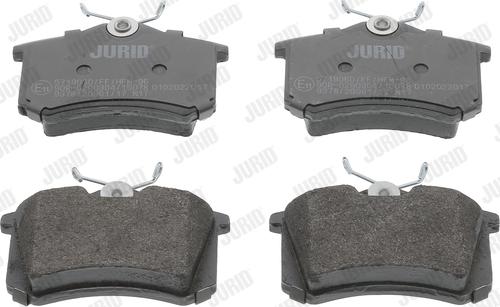 Jurid 571906D - Brake Pad Set, disc brake www.autospares.lv